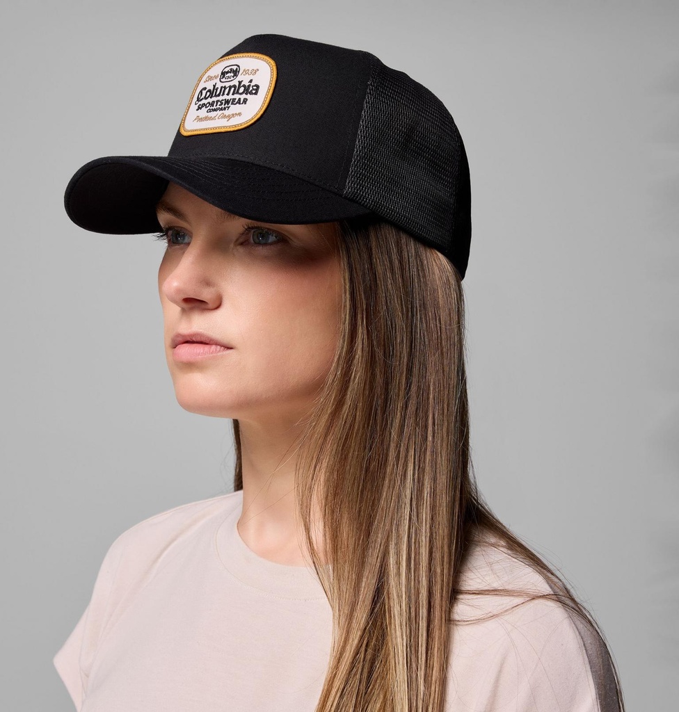 Gorra Columbia Road Ready - Black/Beer Label Woven Patch