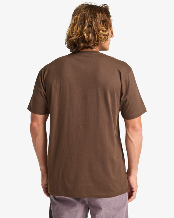 Camiseta Billabong Arch Crew - Dark Cedar