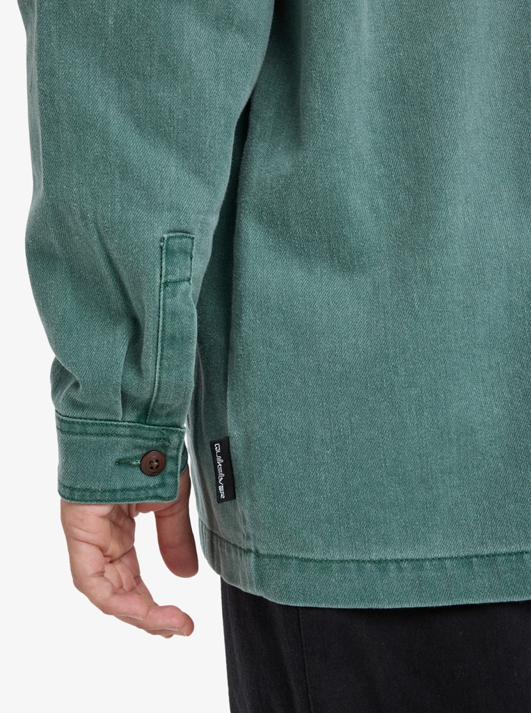 Sobrecamisa Quiksilver Mohab Washed Twill - Trekking Green