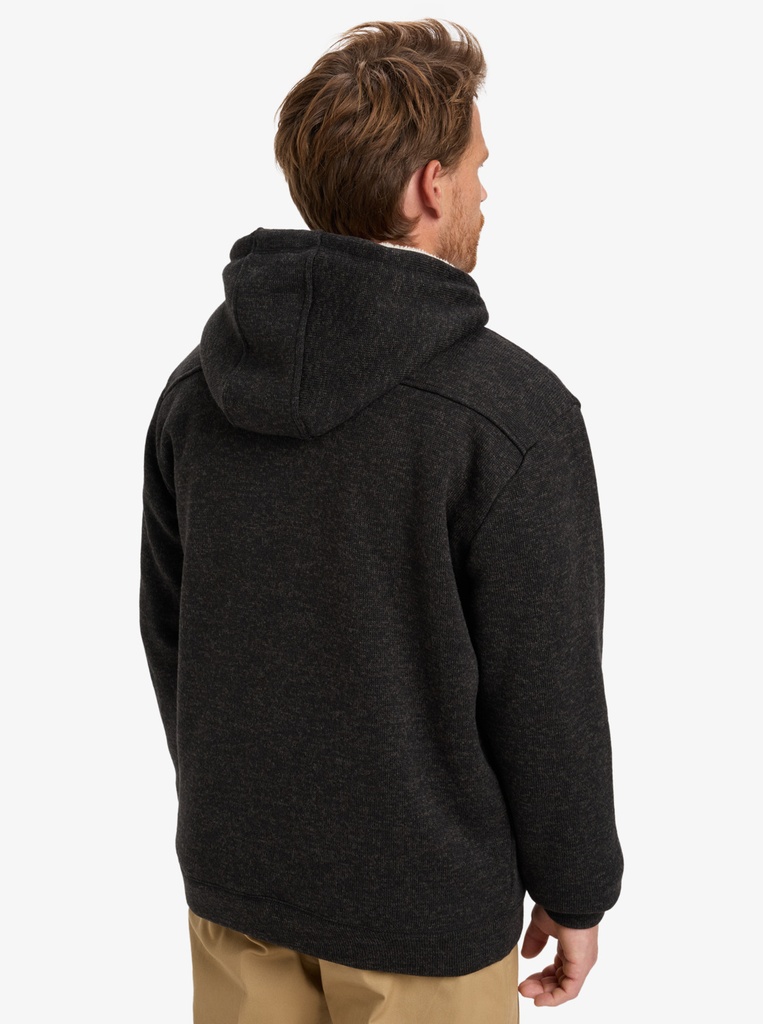 Sudadera con Cremallera Quiksilver Keller Block - Black Heather