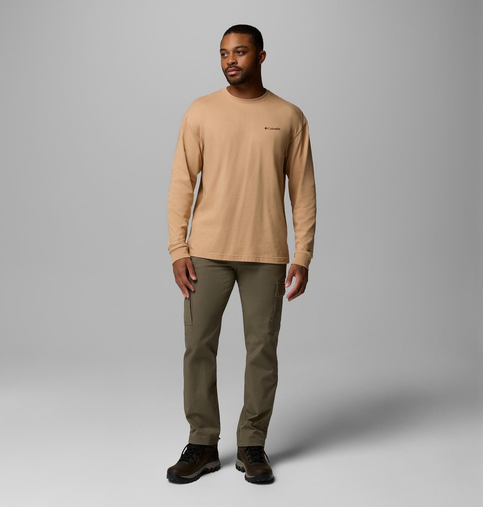 Camiseta Manga Larga Columbia Black Butte - Canoe/Trailmap