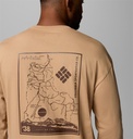 Camiseta Manga Larga Columbia Black Butte - Canoe/Trailmap