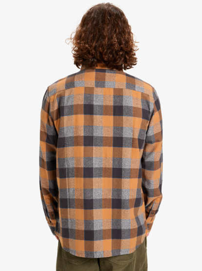 Camisa Quiksilver Motherfly Plaid - Almond Motherfly Check (cmd1)