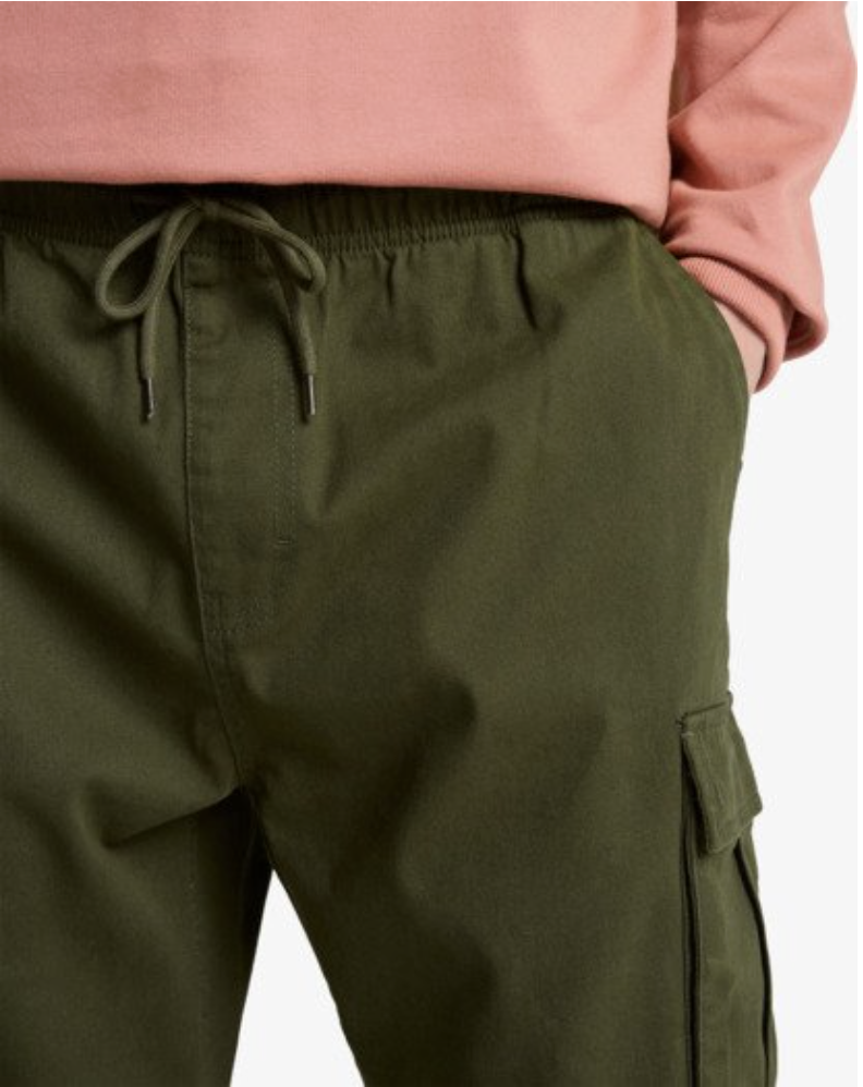 Pantalón Quiksilver Taxer Regular Cargo - Grape Leaf