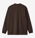 Camiseta Carhartt WIP L/S Chase - Tobacco/Gold