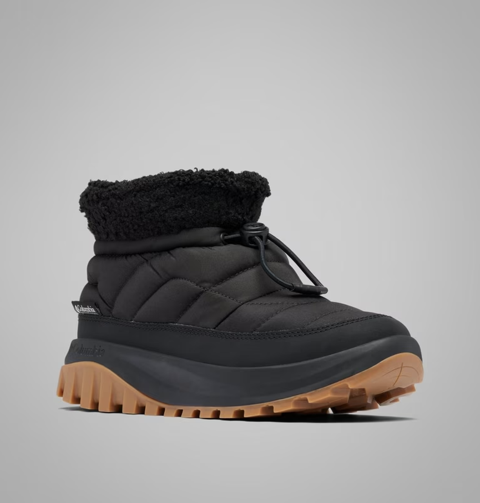 Botas Columbia Snowtrot Shorty - Black/Sea Salt (Mujer)