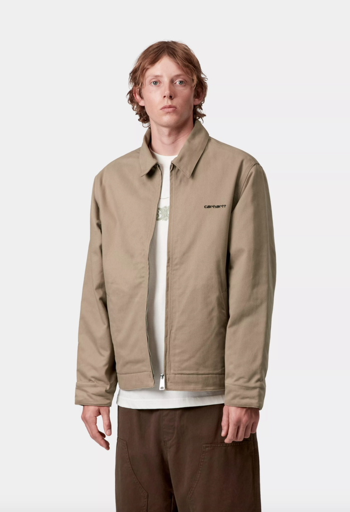 Chaqueta Carhartt WIP Module Script - Leather/Black (Rigid)