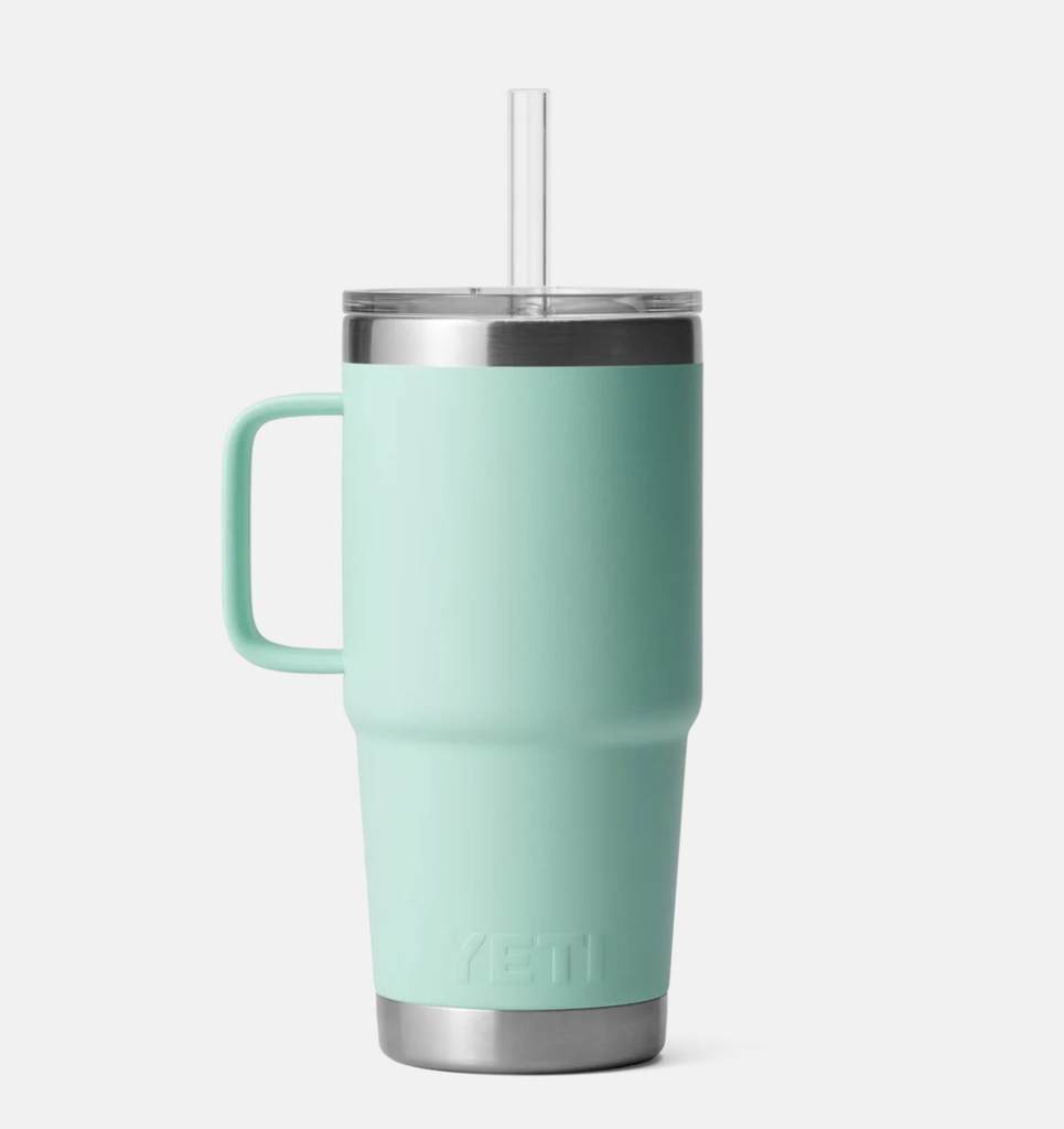Taza con Pajita Yeti Rambler 25 oz (739 ml) - Seafoam