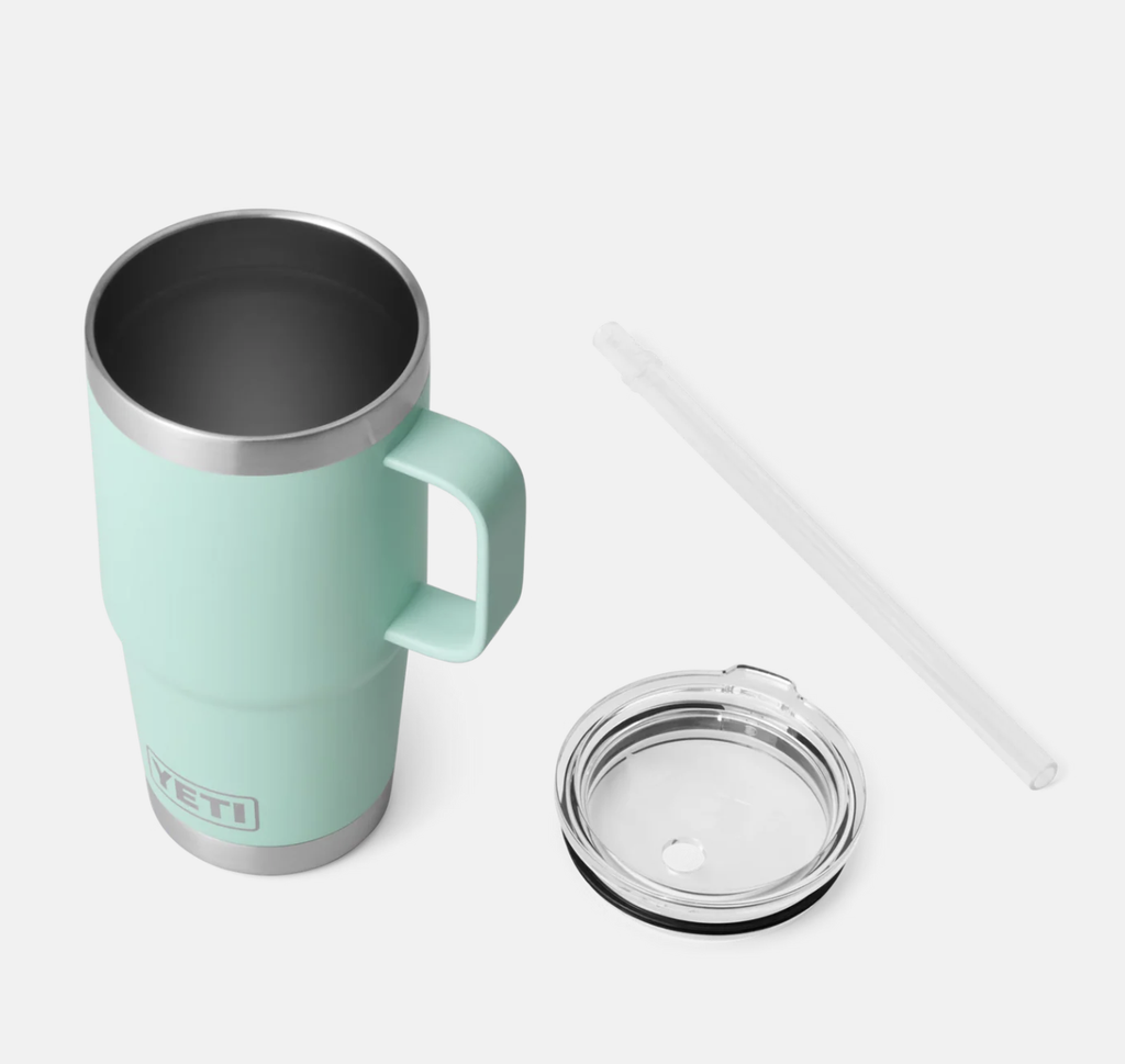 Taza con Pajita Yeti Rambler 25 oz (739 ml) - Seafoam
