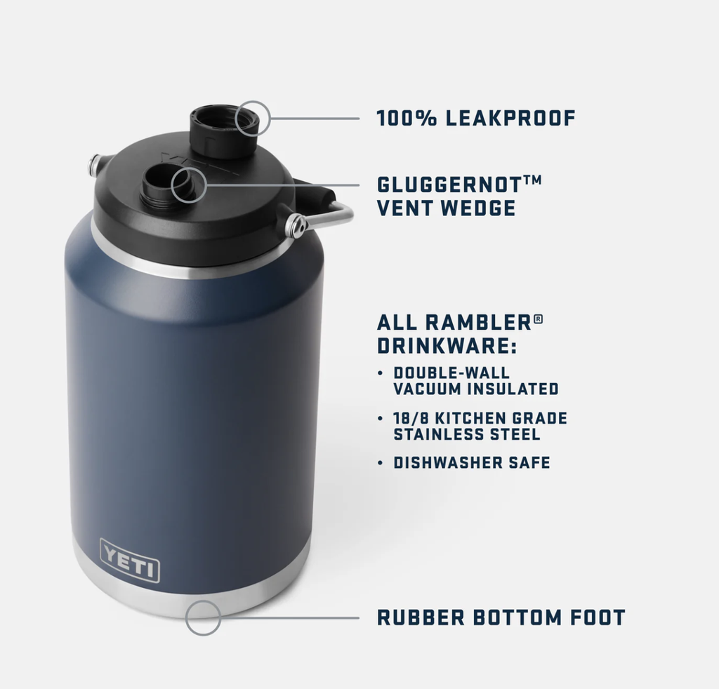 Jarra Yeti Rambler de 1 Galón (3.7 l) - Navy