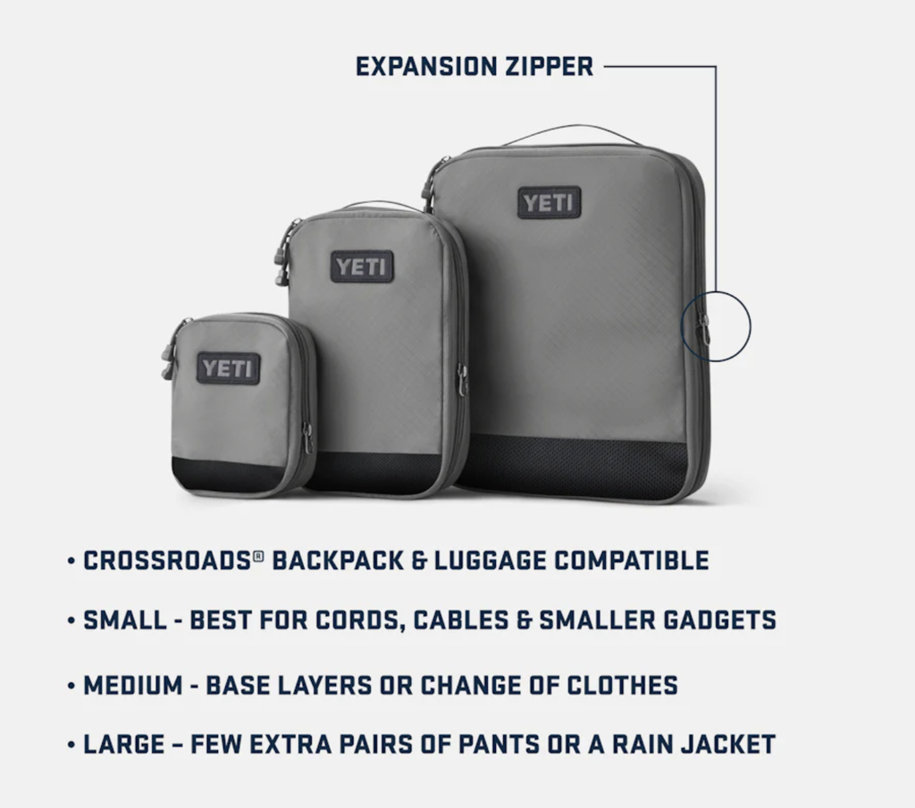 Organizador de Equipaje Mediano Yeti Crossroads - Grey