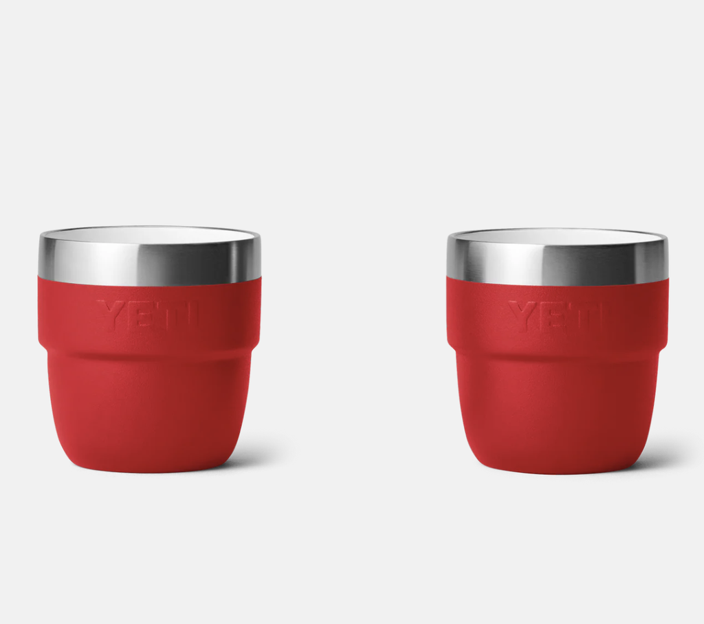 Vasos de Espresso Apilables Yeti Rambler 4 oz (118 ml) - Rescue Red