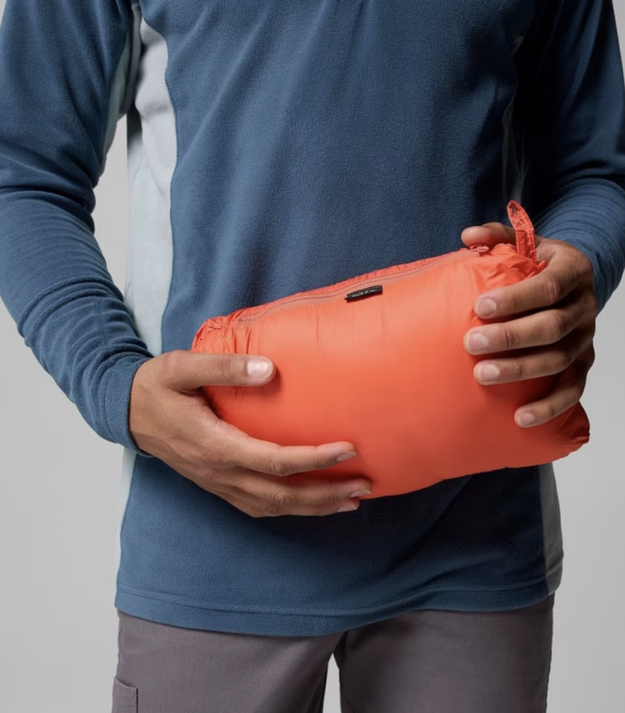 Chaqueta Columbia Fácil De Guardar de Plumón Con Capucha Corelite