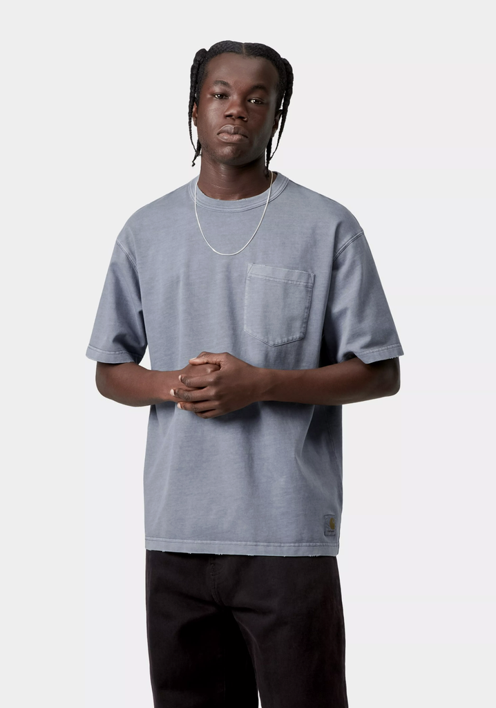 Camiseta Carhartt WIP Torion - Office Blue (Grind washed)