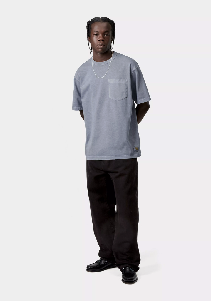 Camiseta Carhartt WIP Torion - Office Blue (Grind washed)