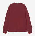 Sudadera Carhartt WIP Faded Pond Corps - Marsala (Heavy stone wash)