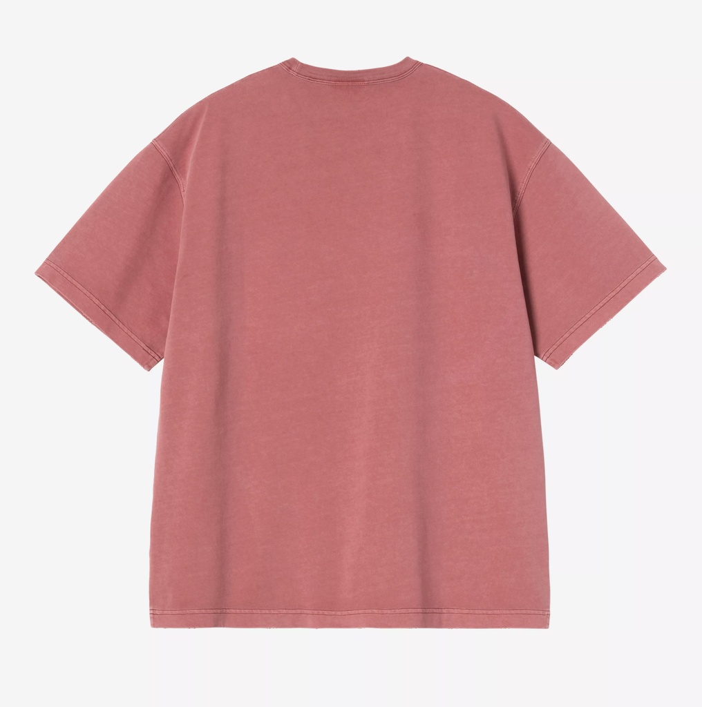 Camiseta Carhartt WIP Torion - Marsala (Grind washed)