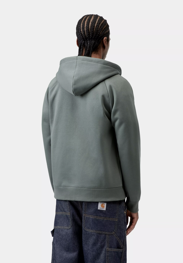 Sudadera con Cremallera Chase - Velvet Green/Gold