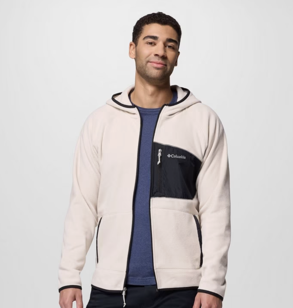 Chaqueta Polar Columbia Fast Trek Overlay - Dark Stone/Black (M)