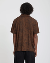 Camisa Volcom Utopias Print - Brown Horn
