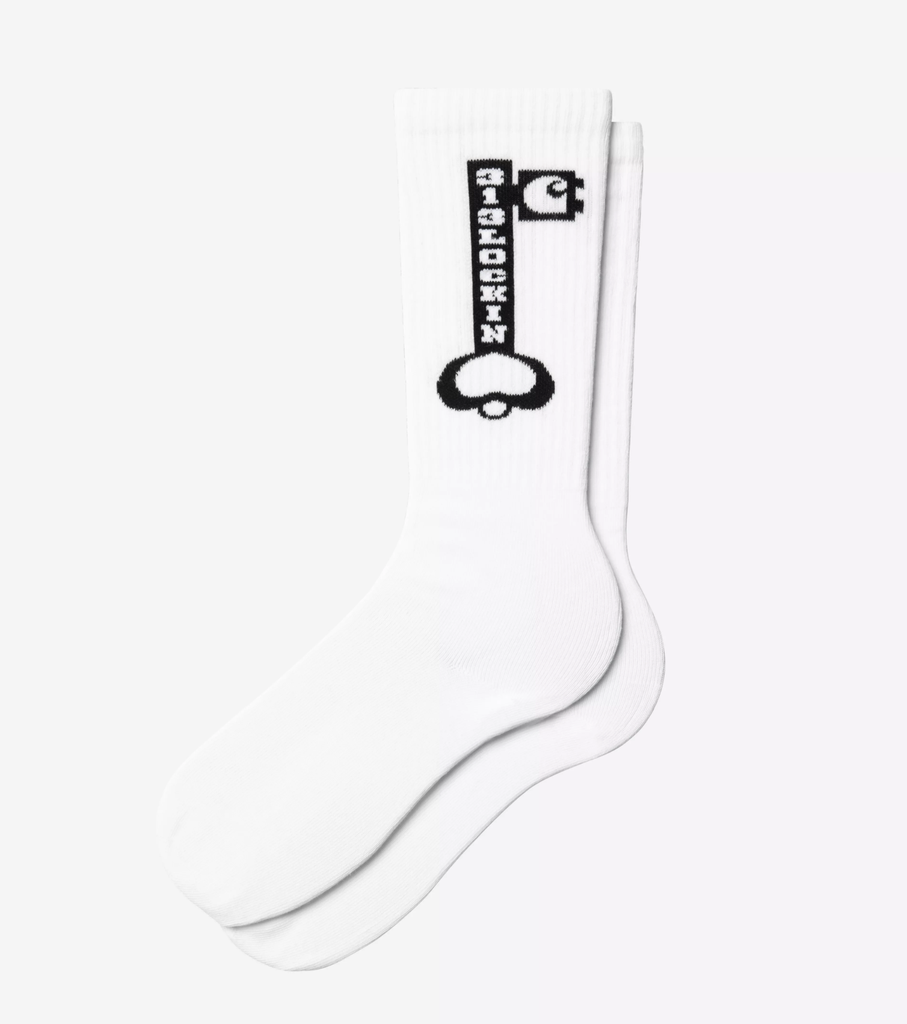 Calcetines Carhartt WIP Locked - White/Black