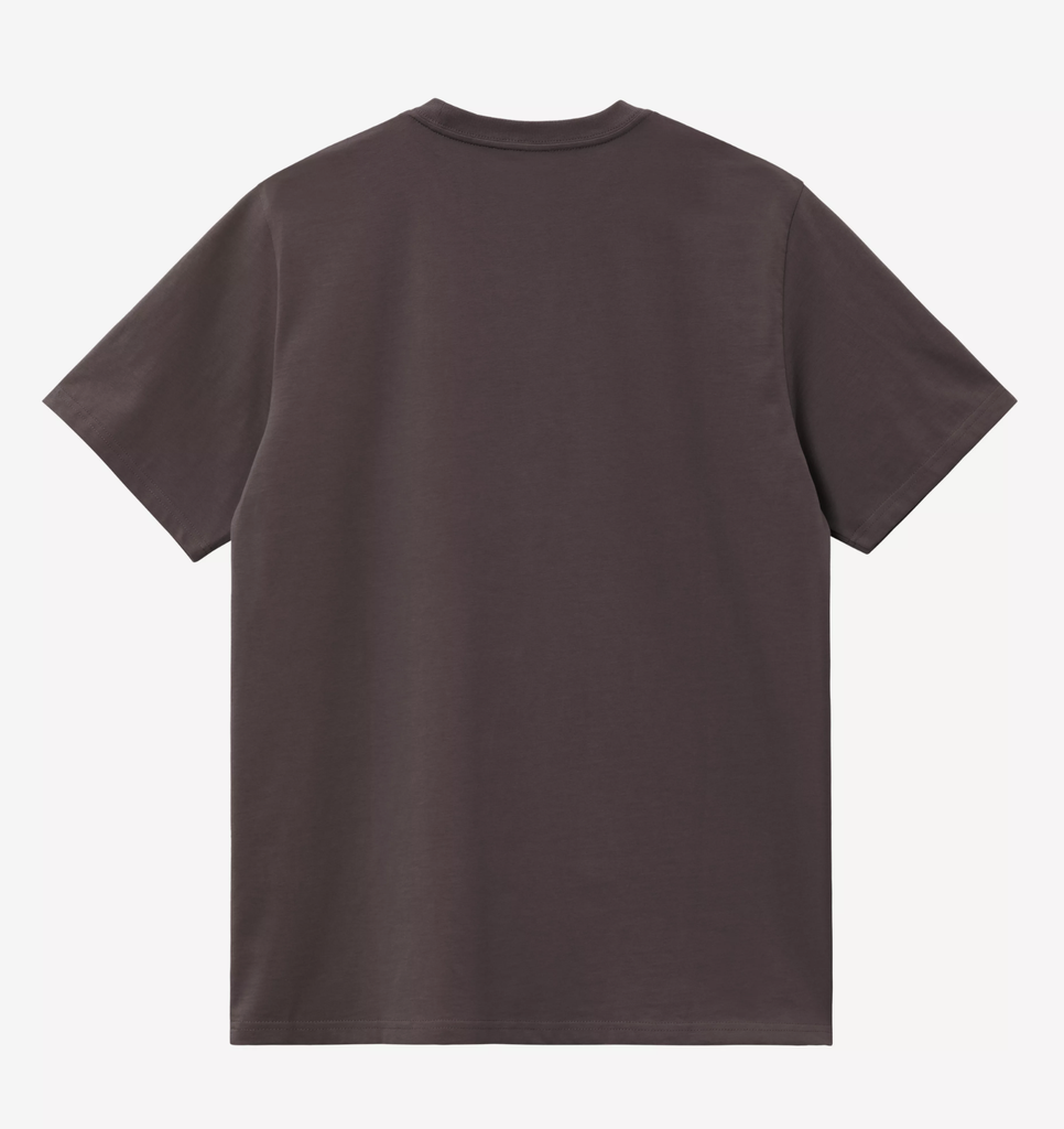 Camiseta Carhartt WIP Chase - Shale/Gold