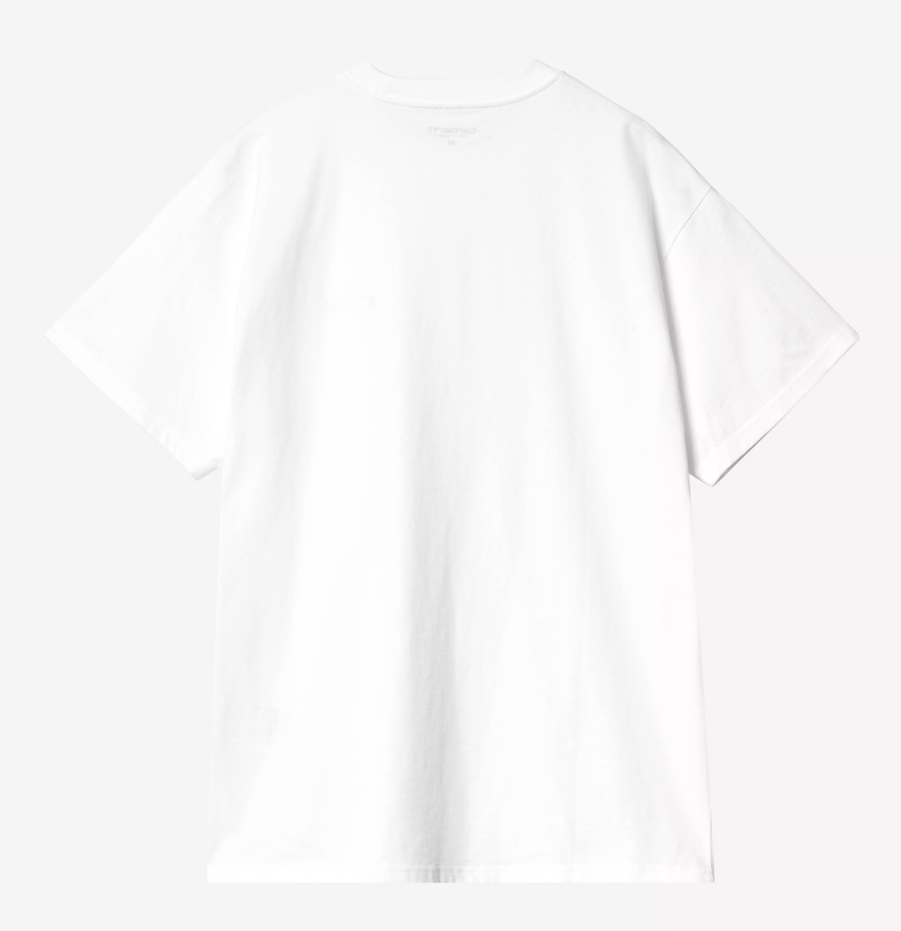 Camiseta Carhartt WIP Script Embroidery - White/Black