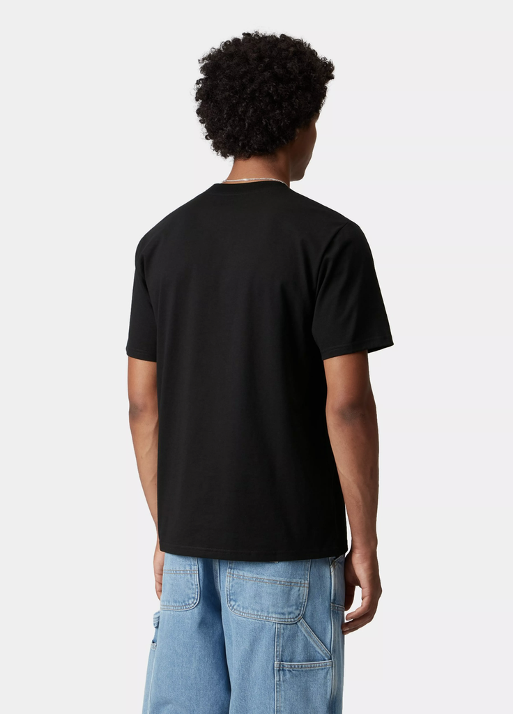 Camiseta Carhartt WIP University Script - Black/White