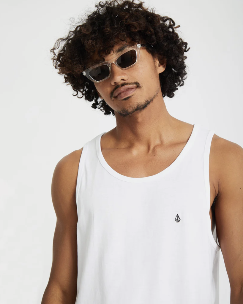 Camiseta Sin Mangas Volcom Stone Blanks - White