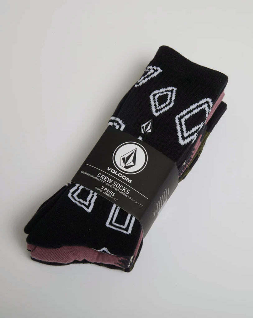Calcetines Volcom Print Mixer (Pack 3) - Multi