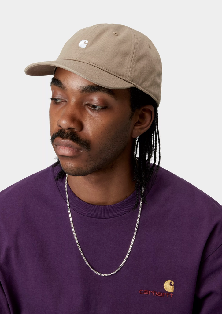 Gorra Carhartt WIP Madison Logo - Leather/White