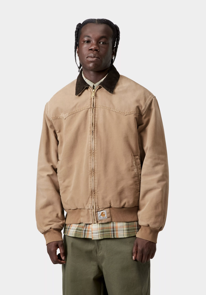 Chaqueta Carhartt WIP OG Santa Fe - Hamilton Brown/Tobacco (Grind washed)