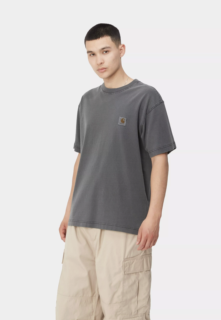 Camiseta Carhartt WIP Nelson - Black (garment dyed)