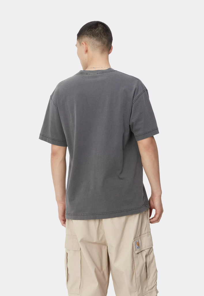 Camiseta Carhartt WIP Nelson - Black (garment dyed)