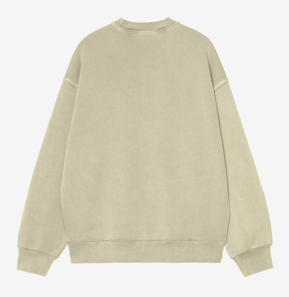 Sudadera Carhartt WIP Nelson - Gentle Green (garment dyed)