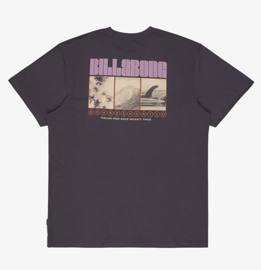 Camiseta Billabong Broadsheet Premium - Graystone