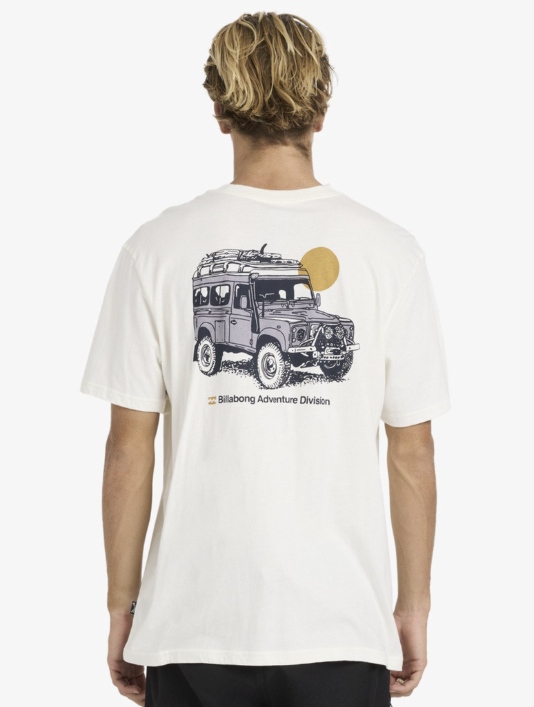 Camiseta Billabong Make Tracks - Off White