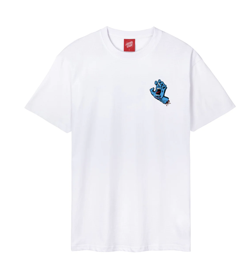 Camiseta Santa Cruz Screaming Hand Vhest - White