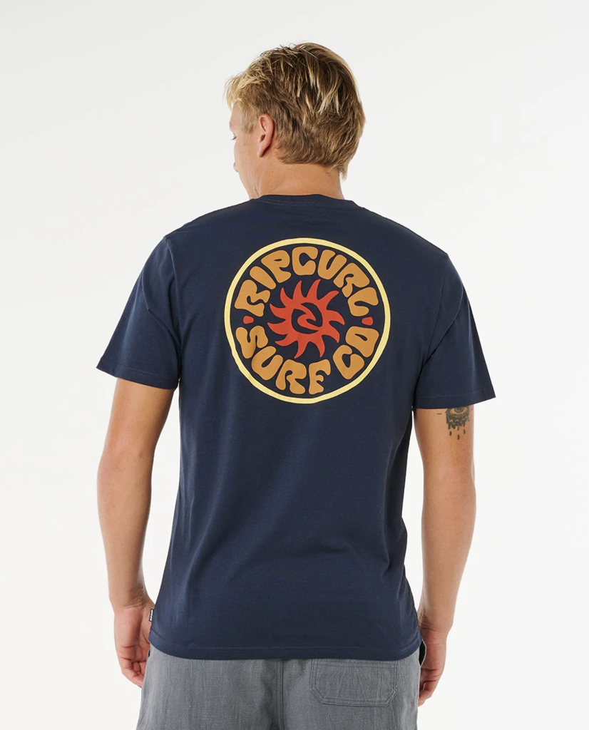 Camiseta Rip Curl Pacific Rinse Circle - Dark Navy