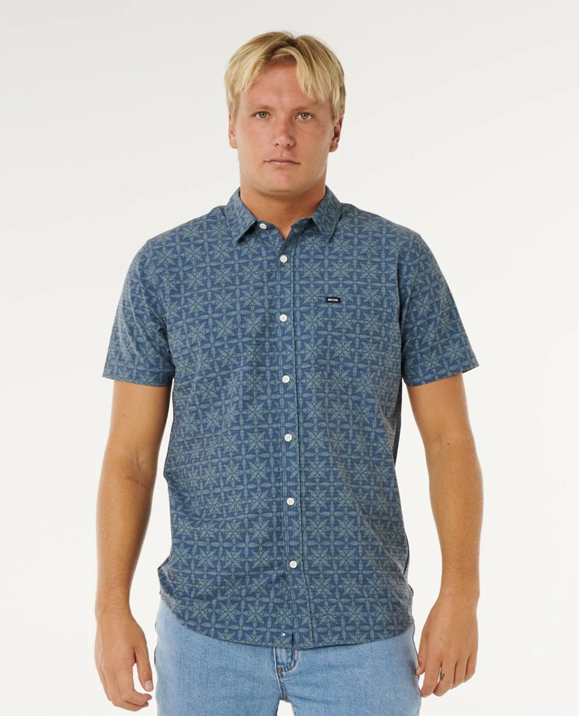 Camisa Rip Curl Sessions Aerotech - Blue Lagoon