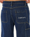 Pantalón Corto Vaquero Rip Curl Nu Dose 22" - True Indigo