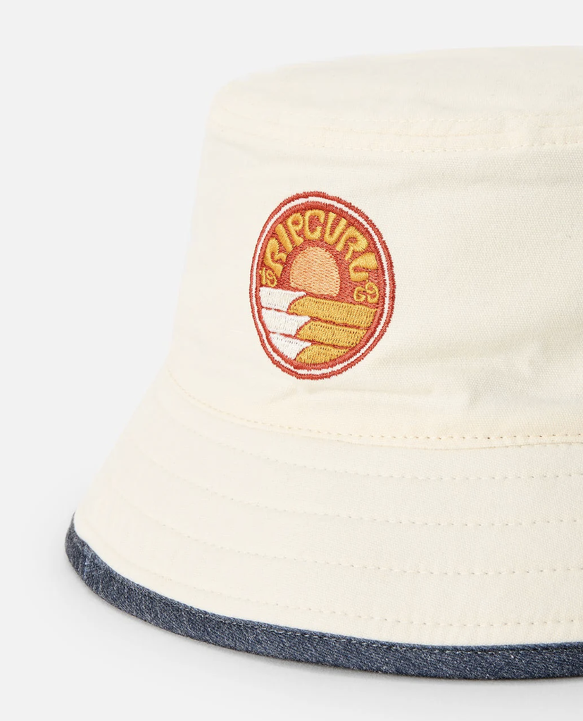 Gorro Rip Curl Pacific Rinse Revo Bucket - Washed Black/Cream