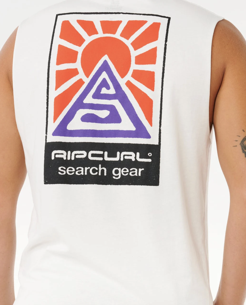 Camiseta sin Mangas Rip Curl Search Dawn Muscle - Bone