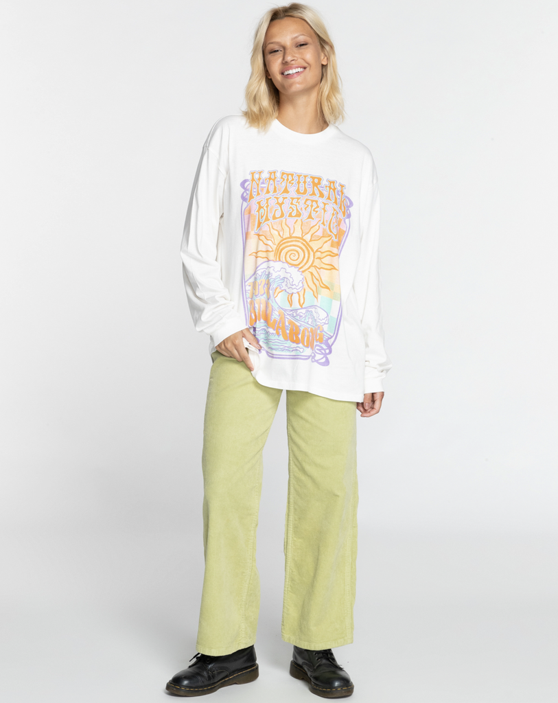 Camiseta de Manga Larga Billabong Long Mystic - Salt Crystal