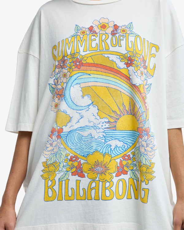 Camiseta Billabong Summer Of Love - Salt Crystal (scs)