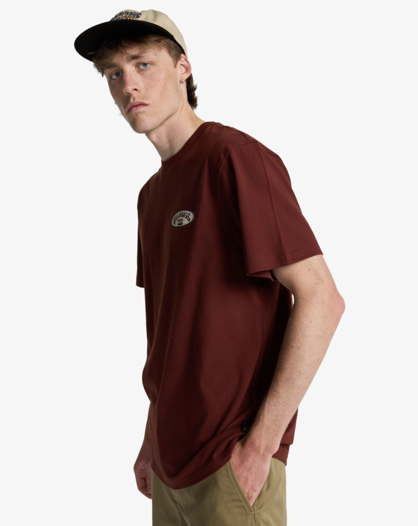 Camiseta Billabong Orbit Arch - Burnt Red (rsd0)