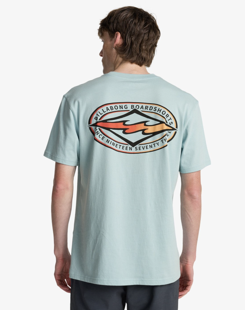 Camiseta Billabong Diamond Vision - Dusty Blue (bfw0)