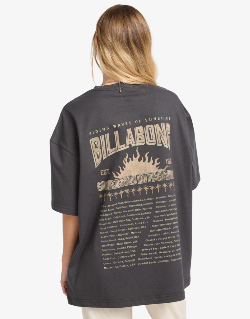 Camiseta Billabong Paradise Sunkiss - Off Black (ofb)