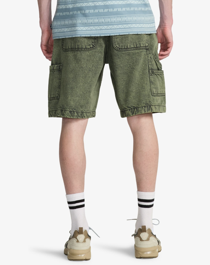 Pantalón Corto Billabong Bad Dog Workwear - Moss Green (glw0)