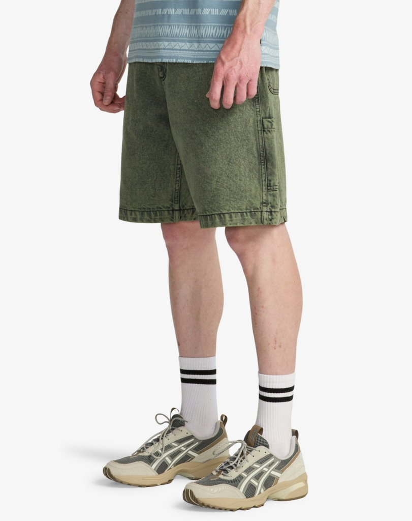 Pantalón Corto Billabong Bad Dog Workwear - Moss Green (glw0)